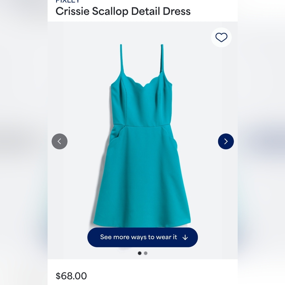 Market & Spruce Vibrant Blue Mini Dress
